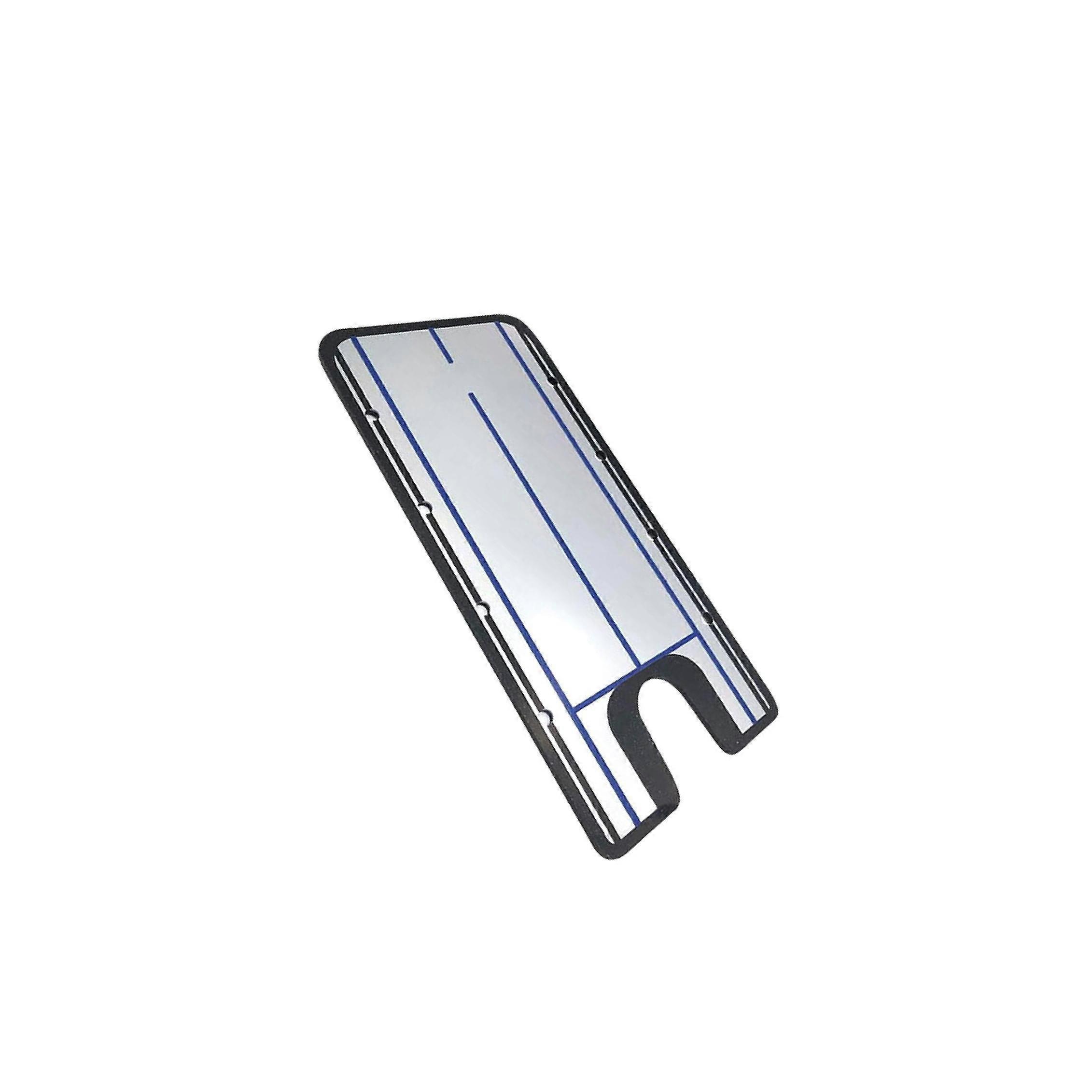 Golf Putting Alignment Mirror Portable Acrylic Durable Golf Putting Practice Blue