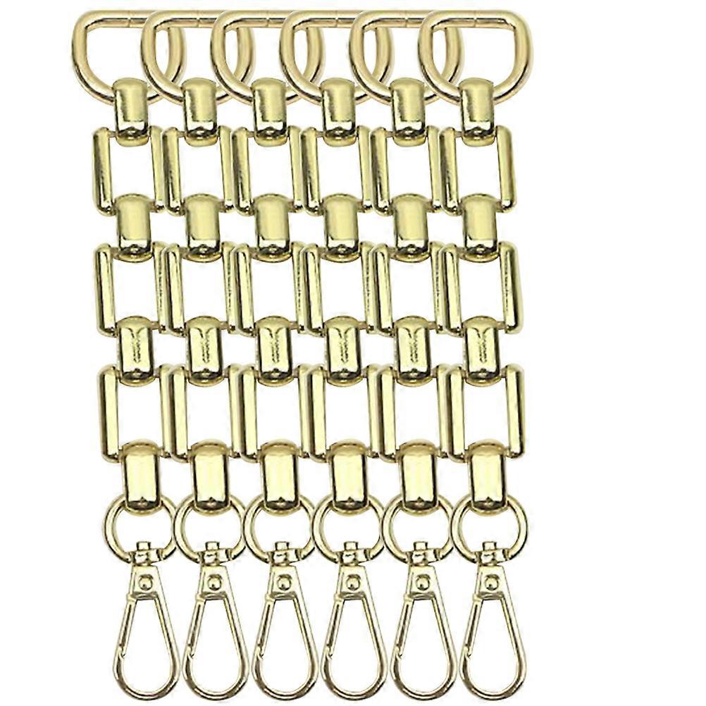 Metal Cross-Body Handbag Strap Extender 24Pcs for Daily Use Stylish and High-End Jewelry Style Golden