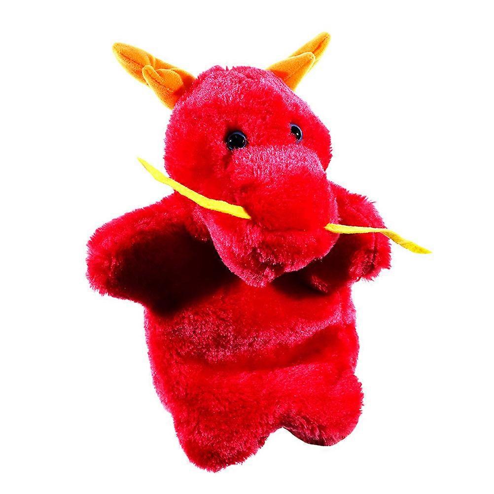 Creative Plush Dragon Hand Puppet Toy For Kids Storytelling Sessions And Parent-Child Interaction 25X15CM 1Set