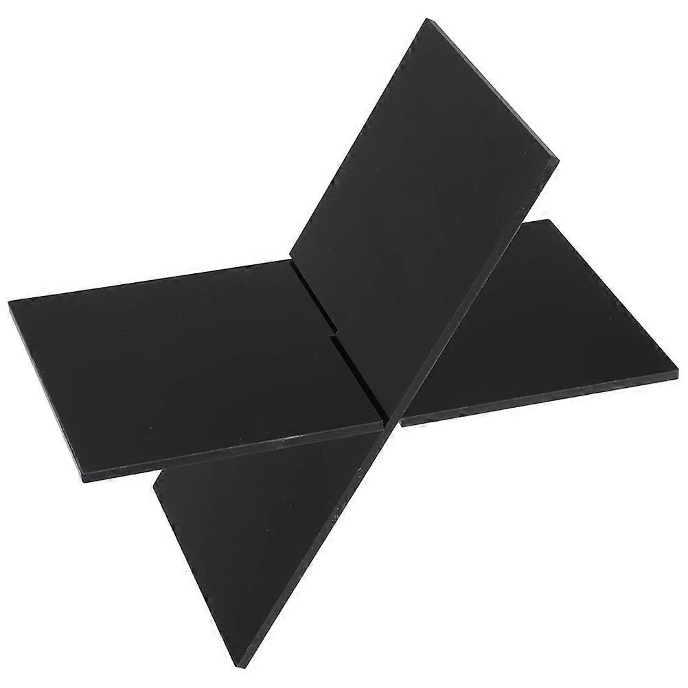 4 Sets Acrylic Display Stand Holding Books For Cookbooks Magazines Textbooks 12.18X5.89In Rectangular Storage Design