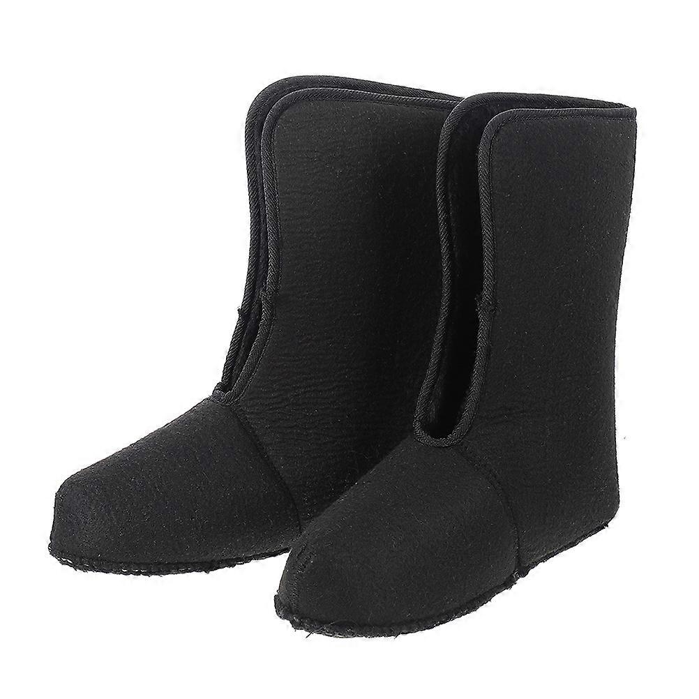 Comfortable Boot Liners for Winter Cold Protection 3Pairs Black