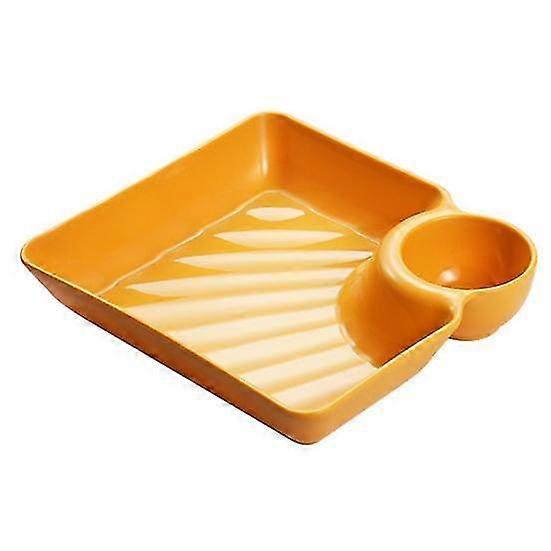 Dumpling Plate Non slip Stackable Plastic Dipping Saucer Sushi Dish 2025