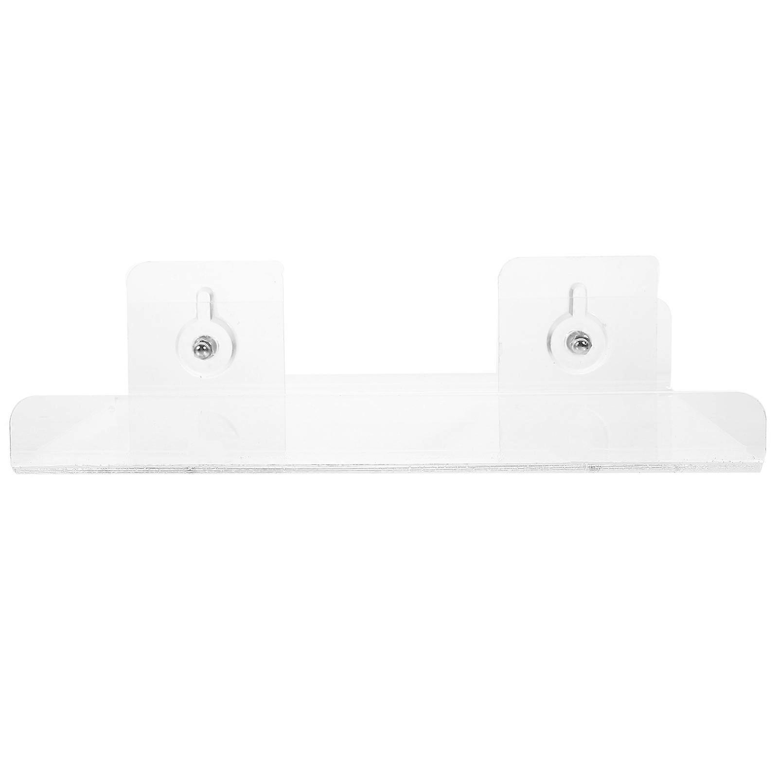 Acrylic Floating Shelf Clear Bathroom Shelves for Wall Mount 4Sets