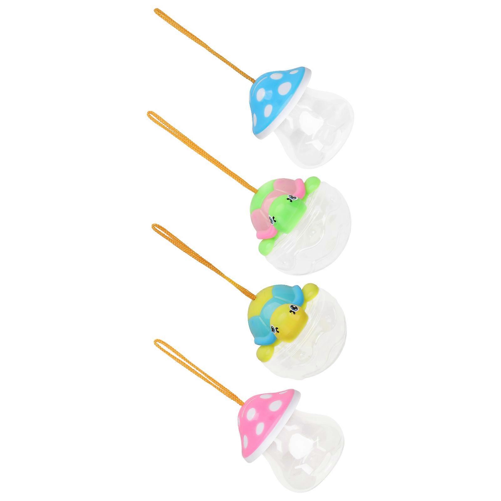 Fish Bottles with Turtle and Mushroom Lid for Storage 12Pcs Set