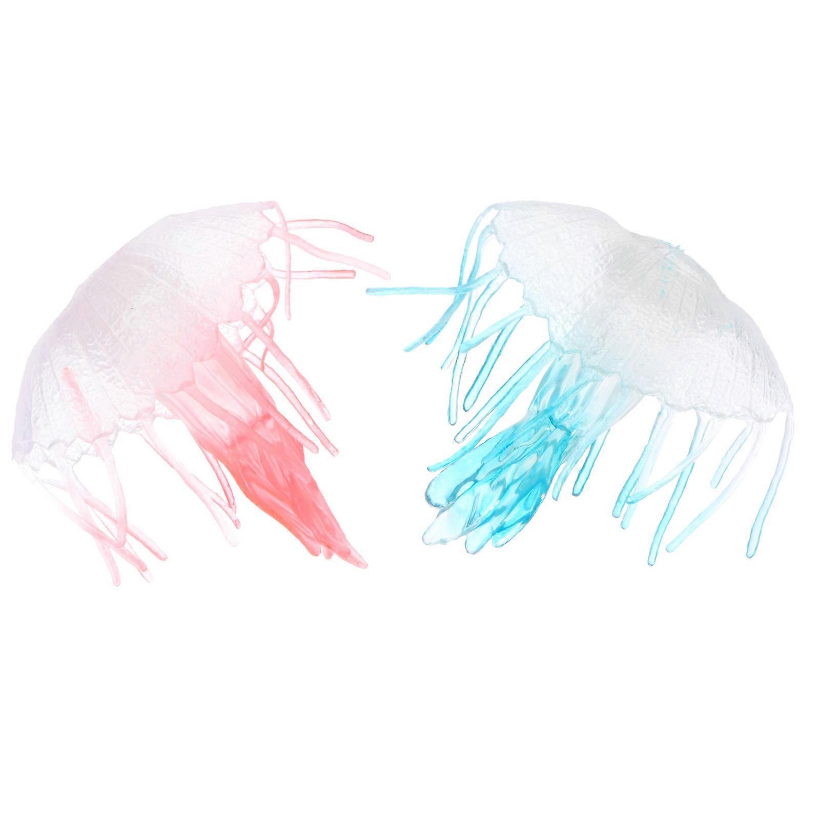 Realistic Jellyfish Figure for Child Cognitive Toy 4Pcs Model
