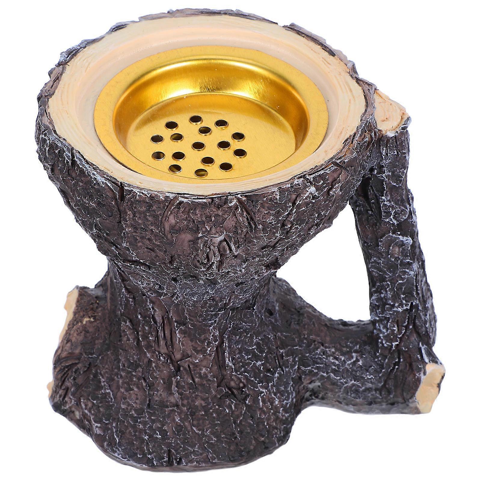 Tree Shaped Resin Incense Burner for Aromatherapy 2Pcs Holder Set