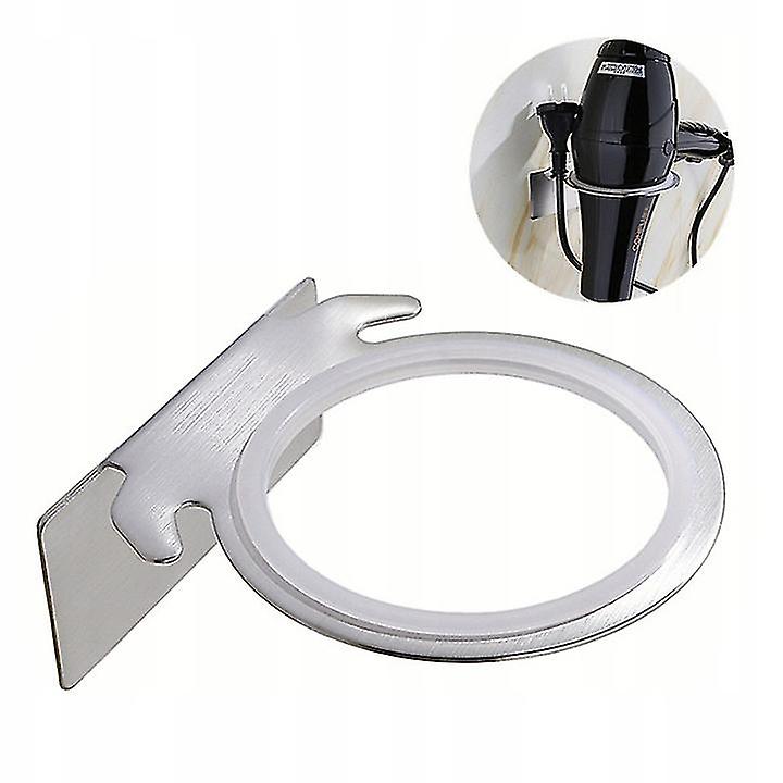 Support de sèche-cheveux mural en acier inoxydable