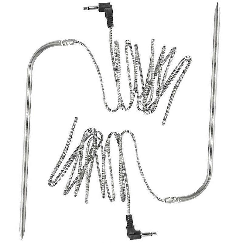Replacement High-Temperature Meat Probe, 2Pc Waterproof BBQ Probe