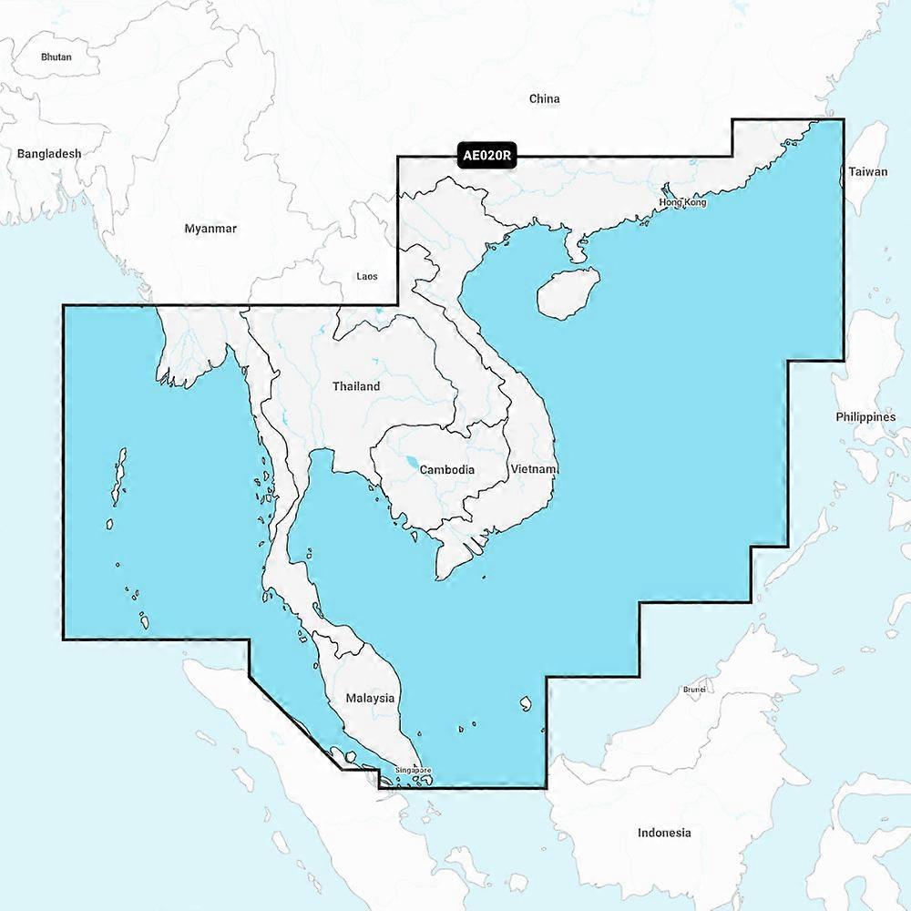 Garmin Navionics + Chart: Ae020r - South China & Andaman Seas