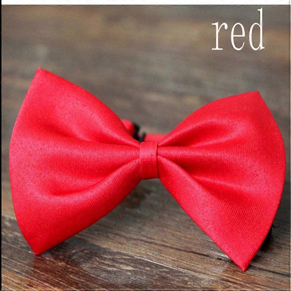 Pet Dog Cat Bow Tie Neck Collar Small Large Adjustable Puppy Kitten Bowtie *