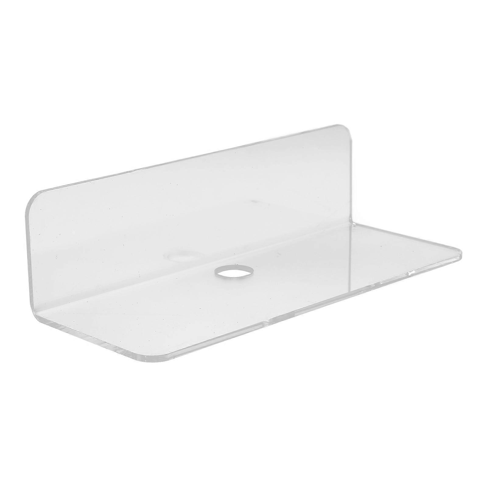 Transparent Floating Wall Shelf Acrylic for Storage Use 4Pcs Clear Shelves