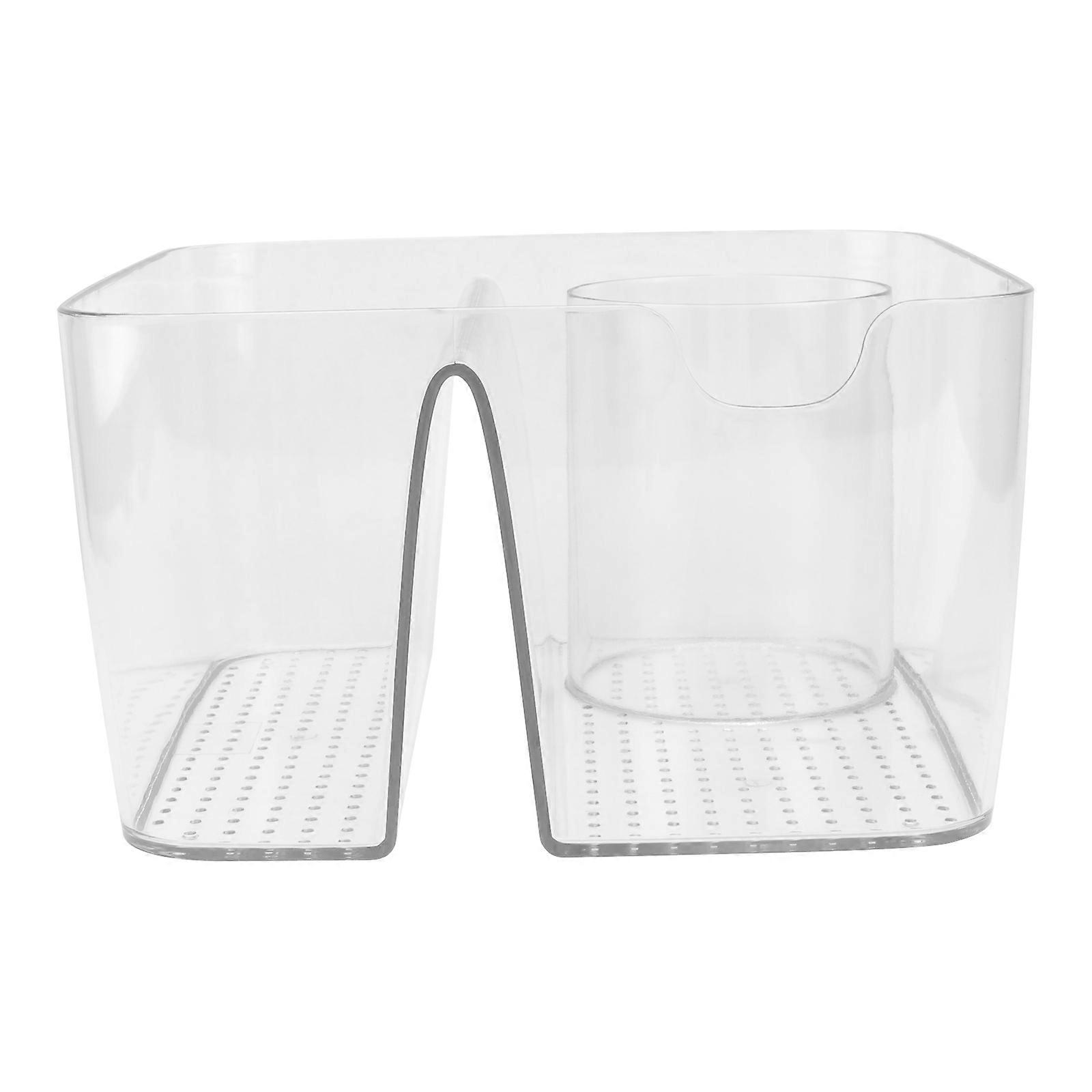 Lipstick Holder Makeup Organizer for Storage 1Pcs Clear Grid Storage Box