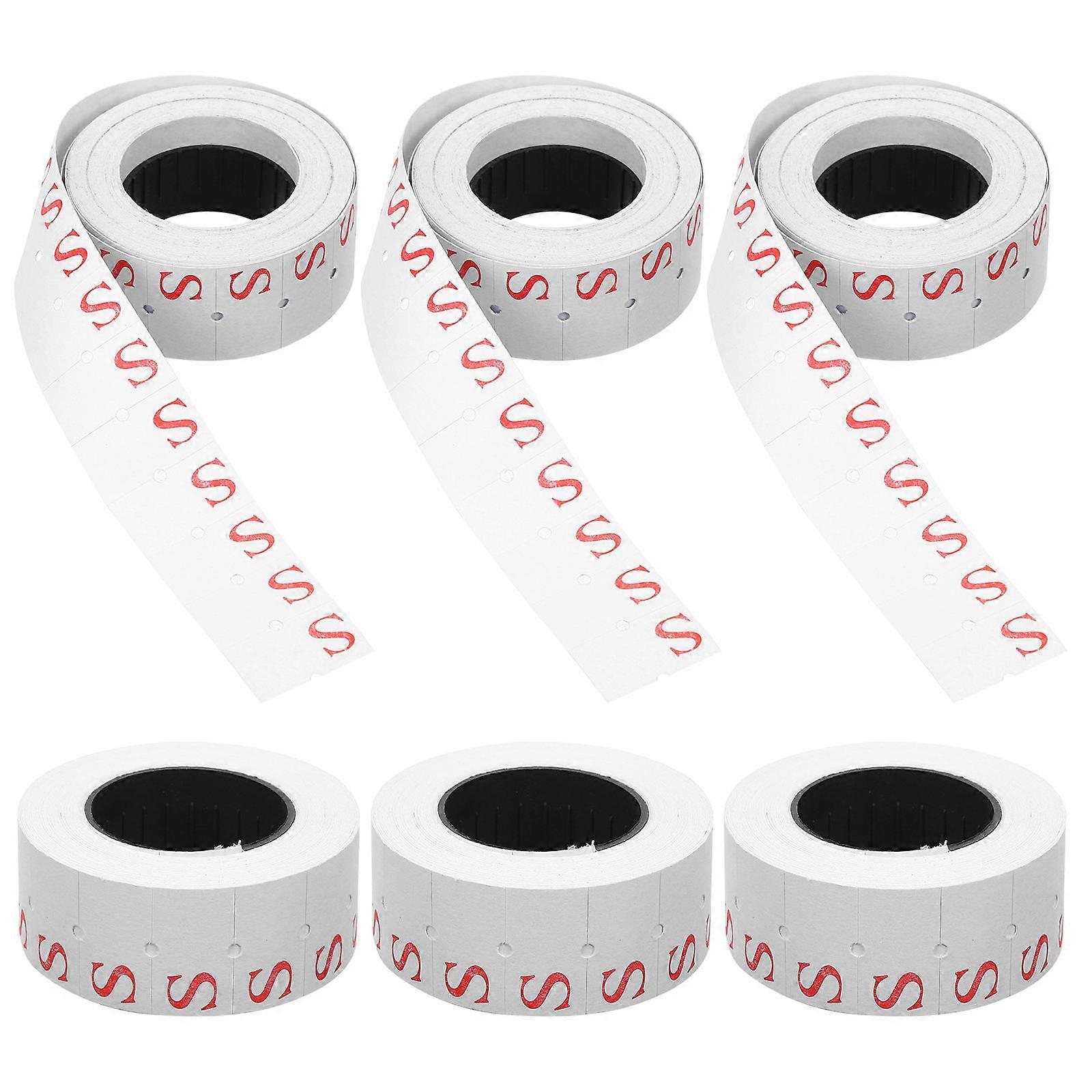 Size Identification Stickers For Merchants 40 Rolls Self Adhesive Clothing Labels S Sizes Easy Management 500 Labels/Roll