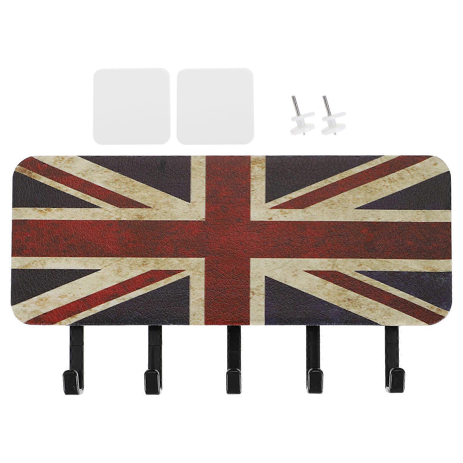 Key Wall Hook Solid Wood Organizer for Small Accessories 2Pcs Storage