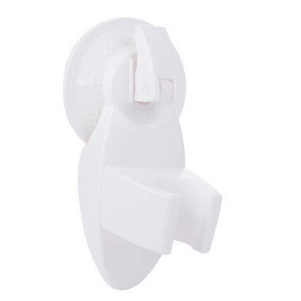 Suction Shower Head Bracket Wall Mount for Bathroom Use White