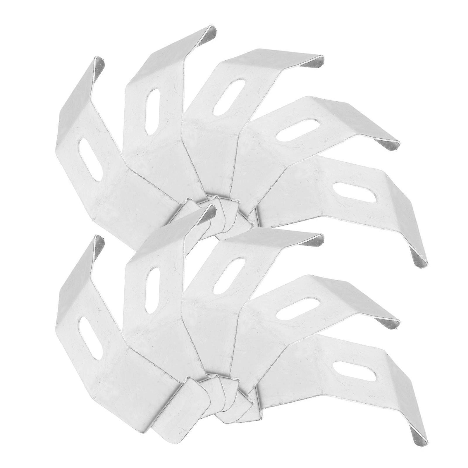 Stainless Steel Roman Blind Mounting Brackets Silver 40Pcs for Window Fixation