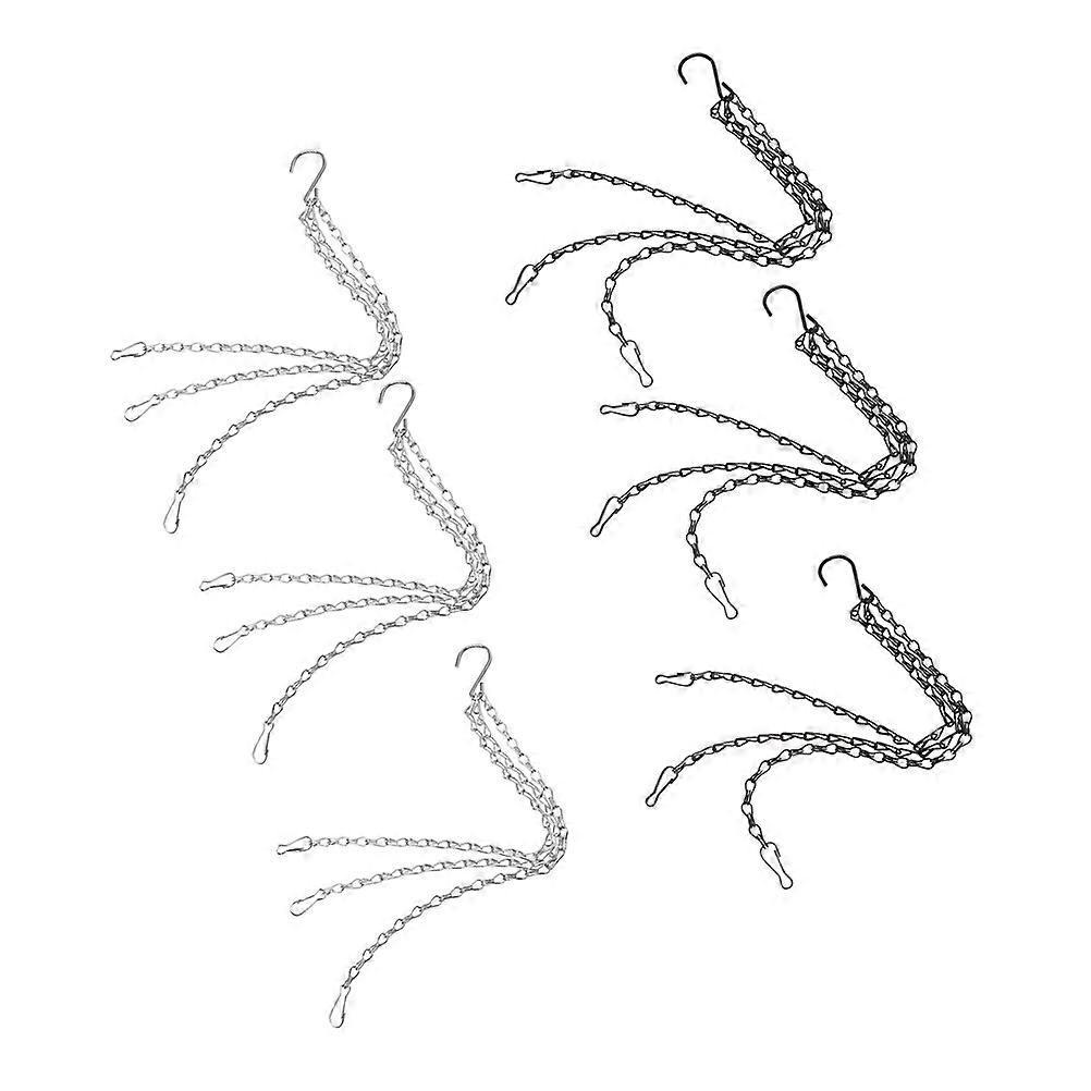 24Pcs Flowerpot Chain Set for Hanging Plants Using Adjustable Metal Chains
