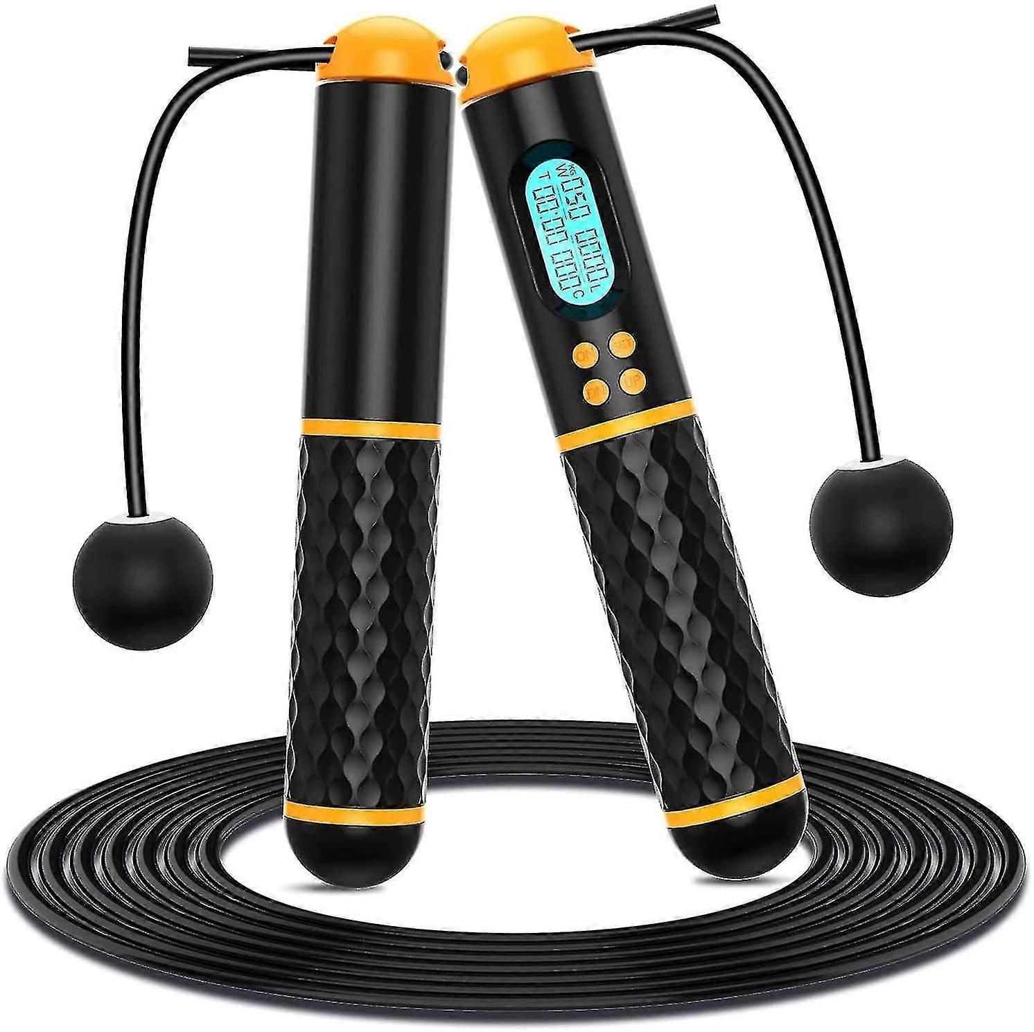 Jump Rope With Counter Adult Fitness Weighted Jump Rope With Adjustable Length
