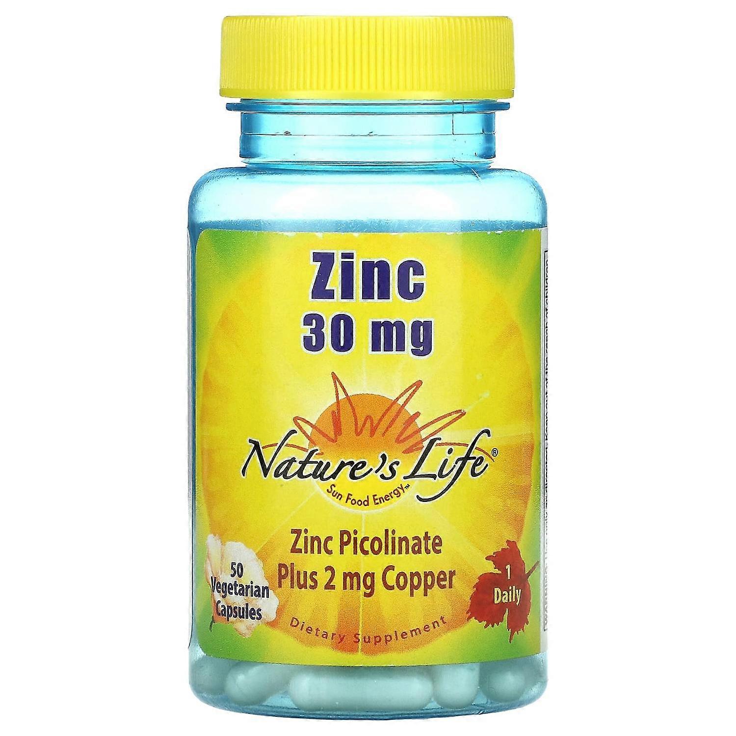 Nature's Life, Zinc Protector, 50 Cápsulas