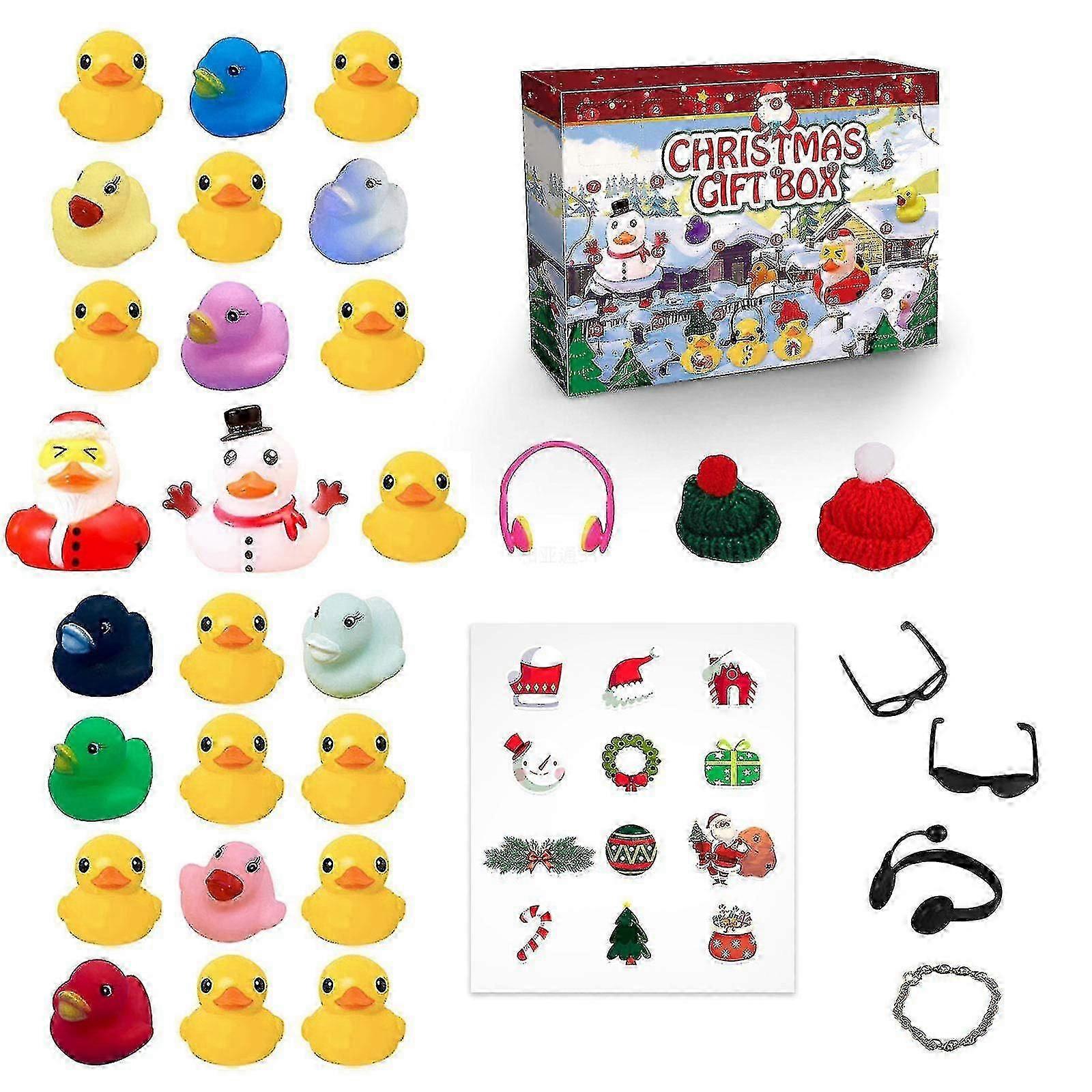 24 Countdown Blind Box, Rubber Blind Box Box