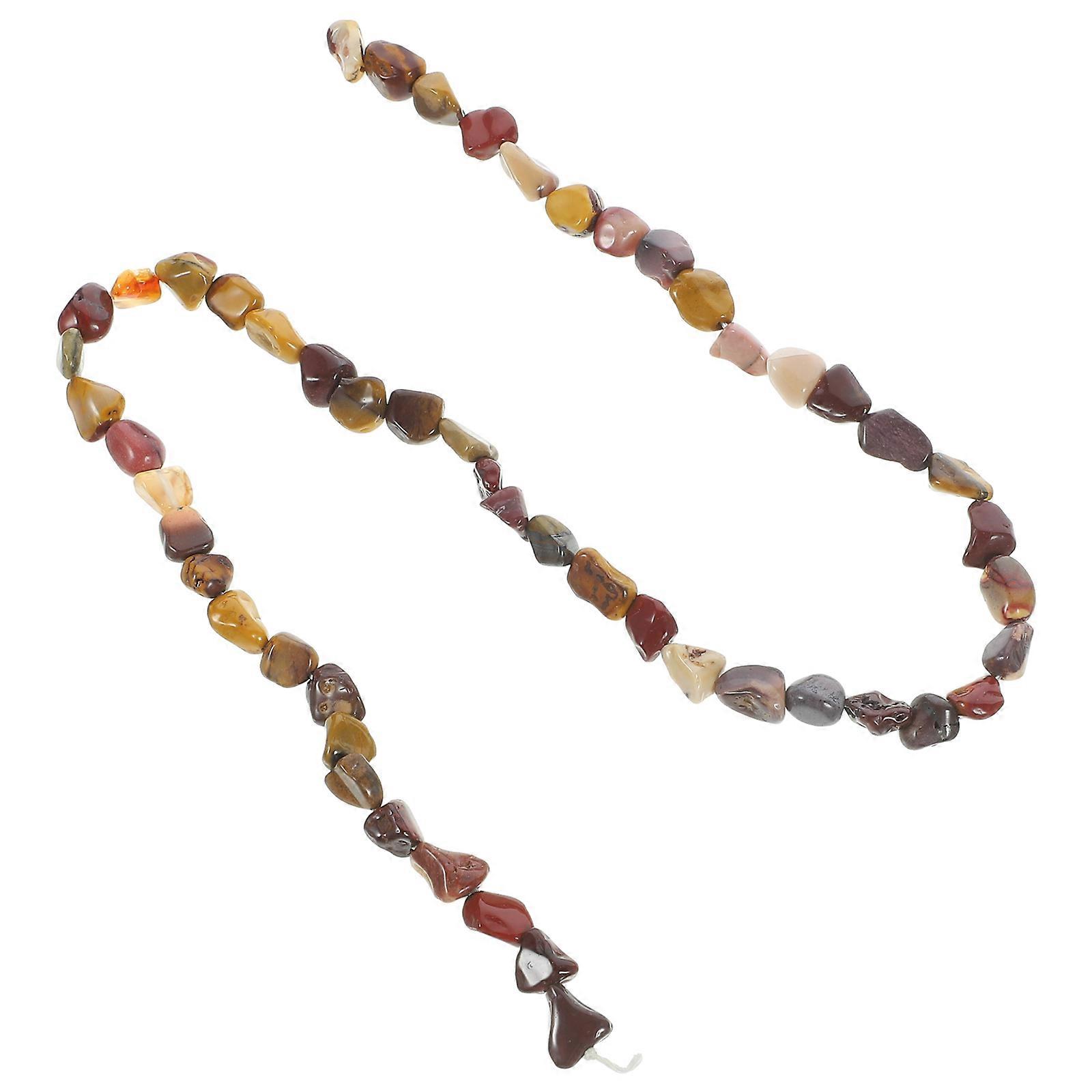 Beads for Crafts Stone Beads String for Necklace and Bracelet 2 Strings DIY