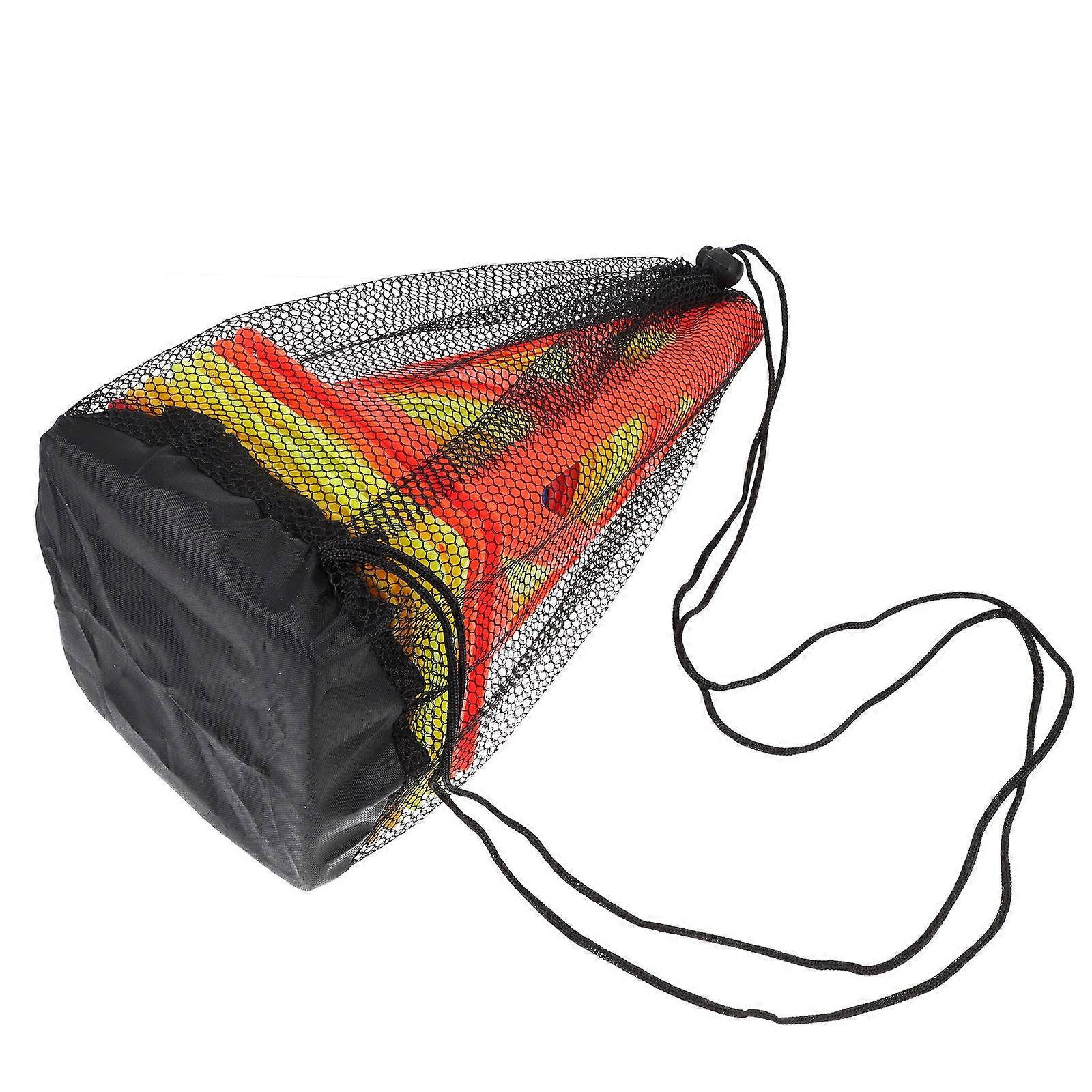 10Pcs Windproof Hollow Football Training Cones Assorted Color Stackable Equipment For Players Sports Training Sessions