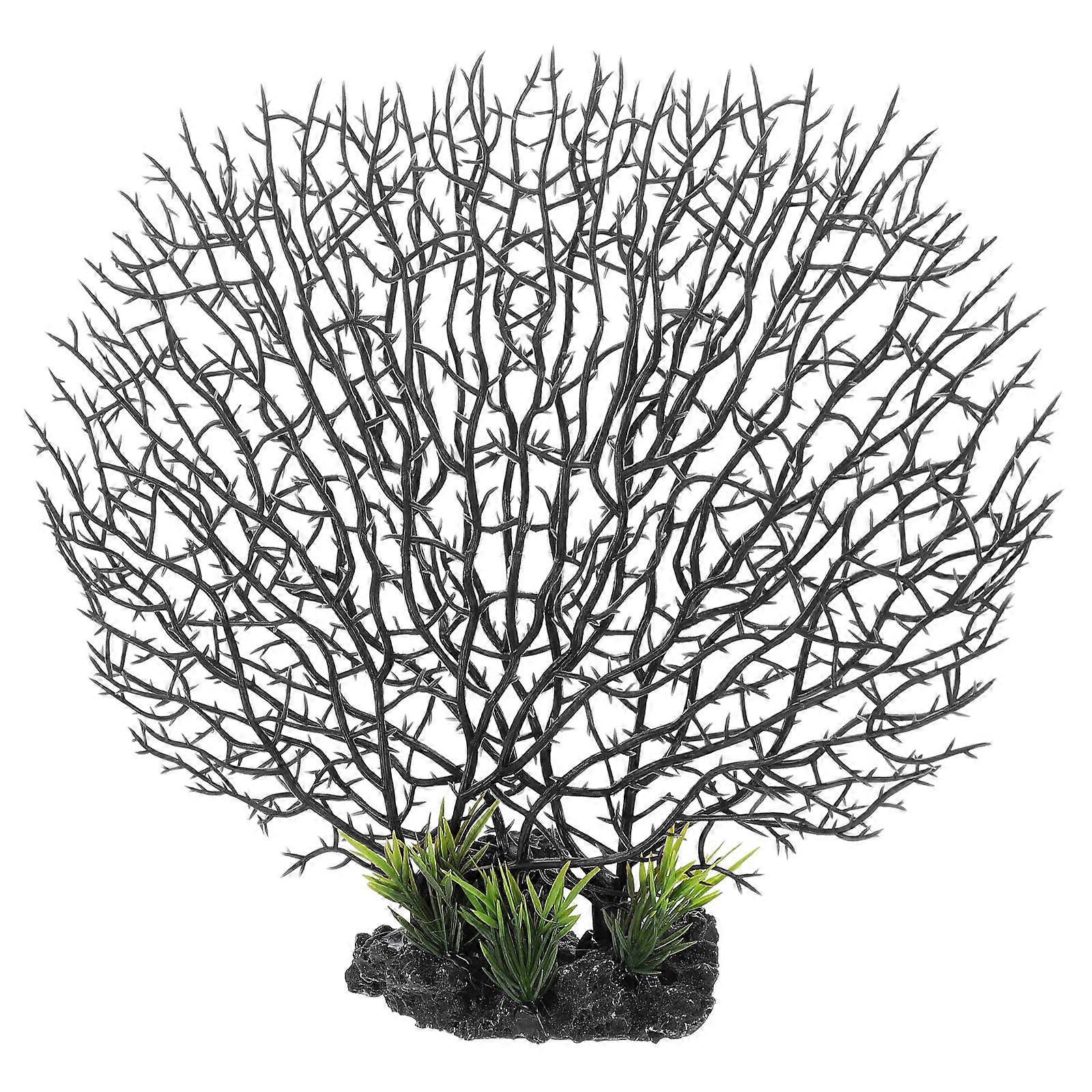 2Pcs Cold Dish Ornament In Black Color With Faux Floral Design Suitable For Various Occasions Such As Hotels And Coffee Shops 30X25X5CM