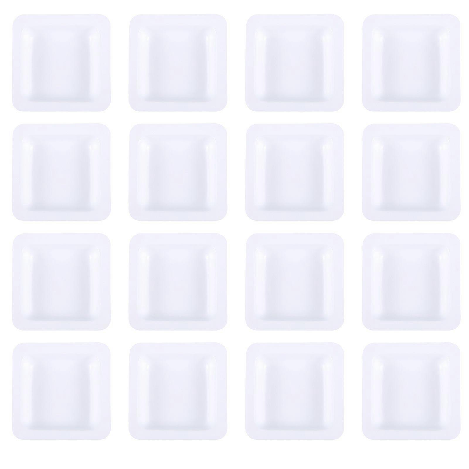 50pcs البلاستيك وزن لوحة وزن قارب وزن طبق مختبر العرض 7ml