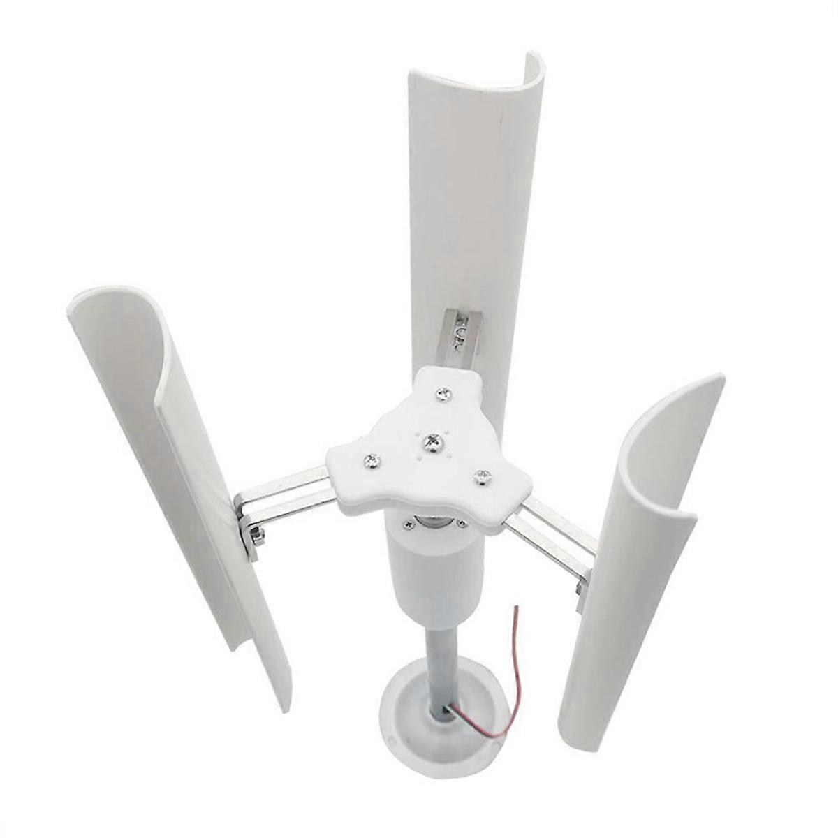 Vertical Three-Blade Wind Generator Low-Speed Windmill Tools DIY
