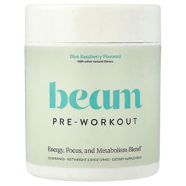 Beam, Pre-Workout, Blue Raspberry, 6.84 oz (194 g)