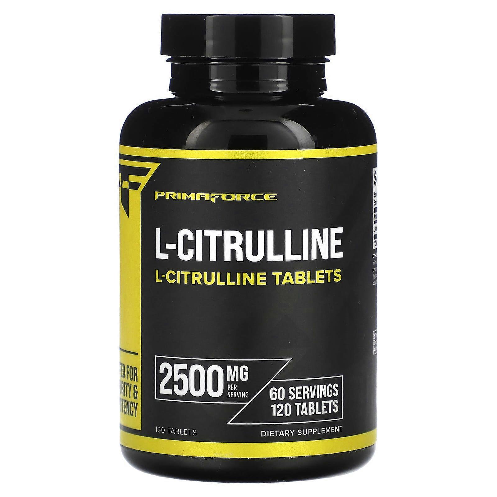 L-Citrulline, 2,500 mg, 120 Tablets (1,250 mg per Tablet)