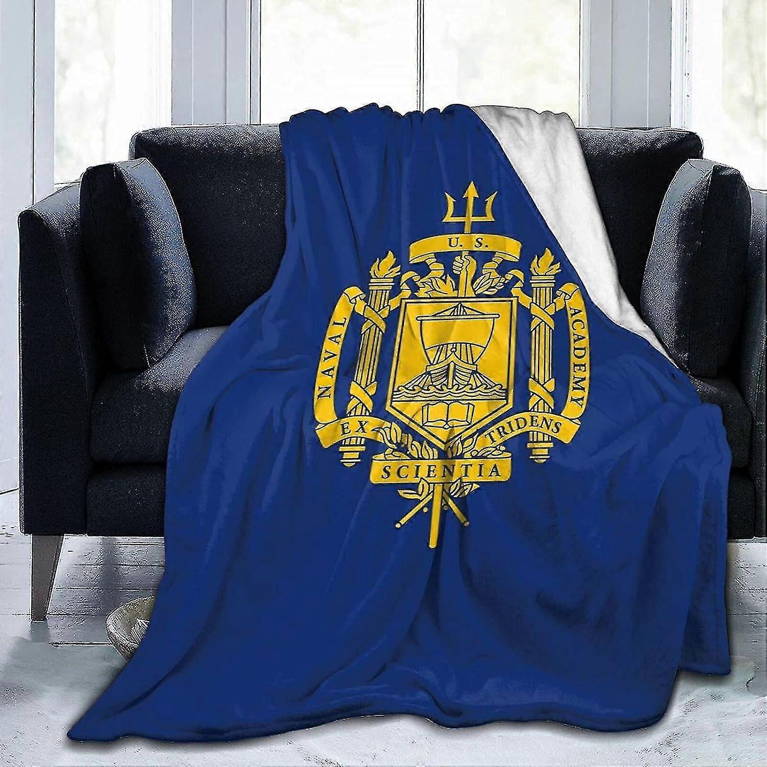 Blanket Us Navy Naval Academy Ultra-soft Micro Fleece Blanket Woolen Woollen Blanket Bed For Mans/womens