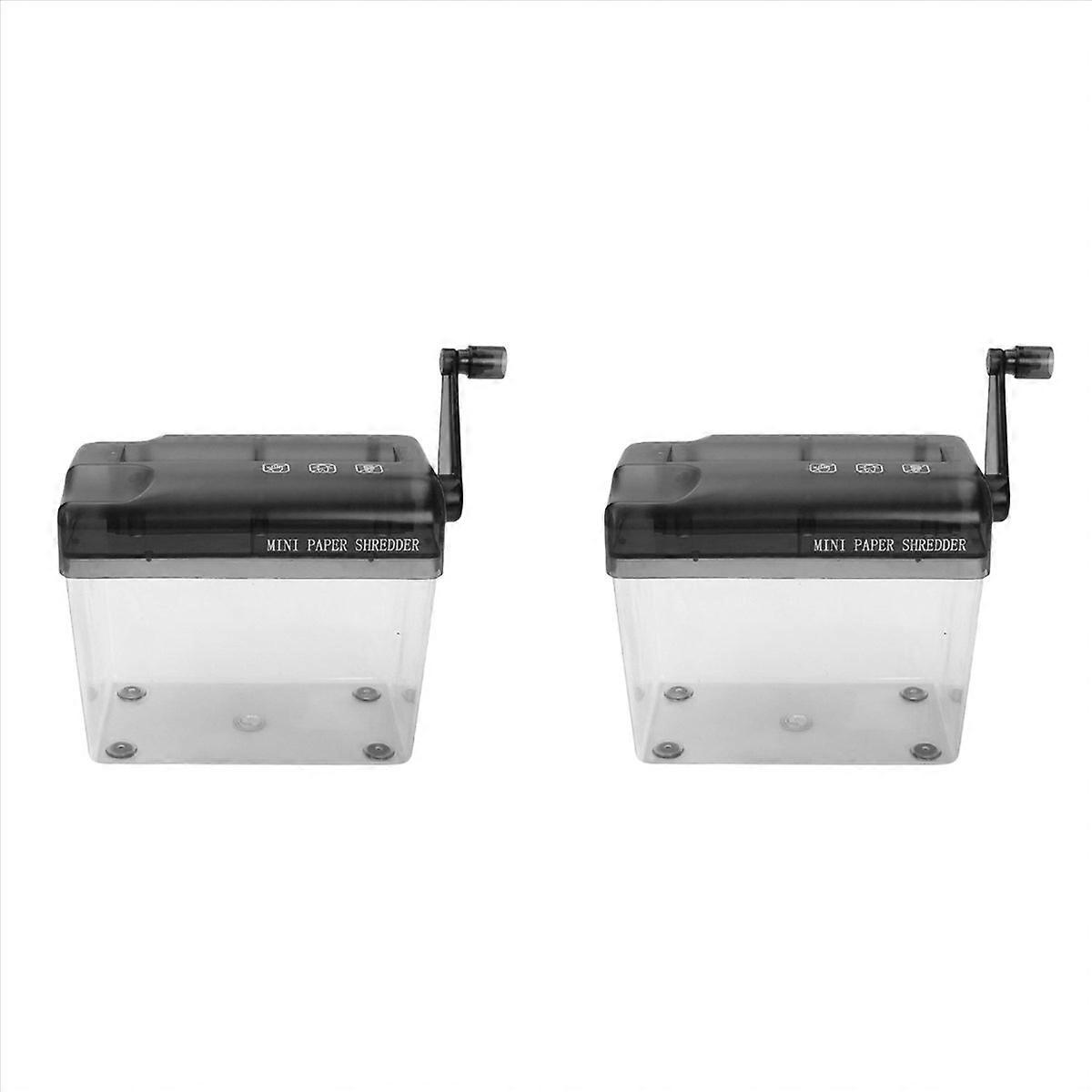 Mini Hand Shredder Portable Paper Shredder A6 Manual Shredder