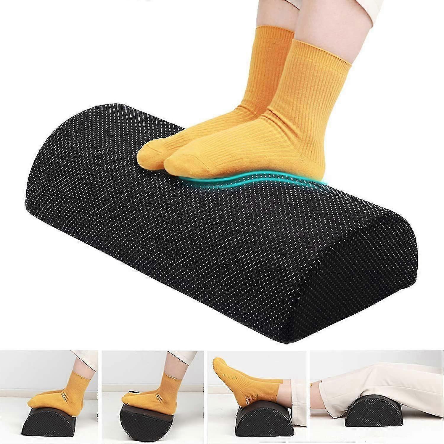 Foot Rest Cushion For Under Desk, Foam Footrest, High Density Sponge Ergonomic 25-26s