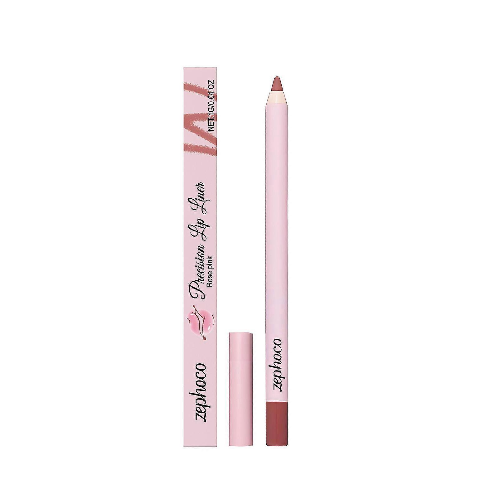 zephoco Brownish-Red Vivid And Soft Lipstick Pen, A Retro And Moisturizing Lip Pen With A Touch Of Red And Brown Velvet Matte Finish