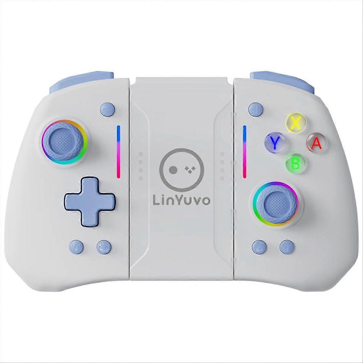KS42 Meteor Light Wireless Joy-Pad with 8 Color RGB Lights for Switch/Lite/OLED,with Programmable,