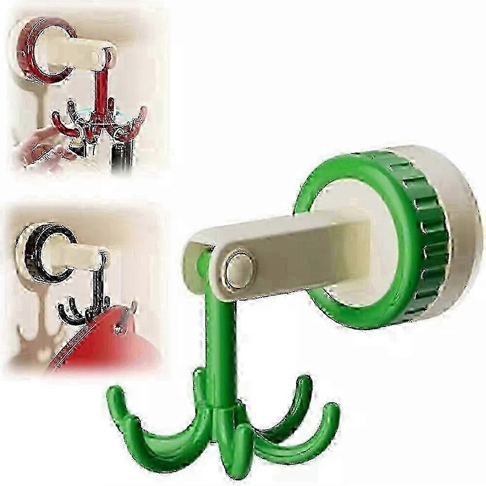 360 Degrees Rotating Folding Hook, Kitchen Hooks for Hanging Utensils