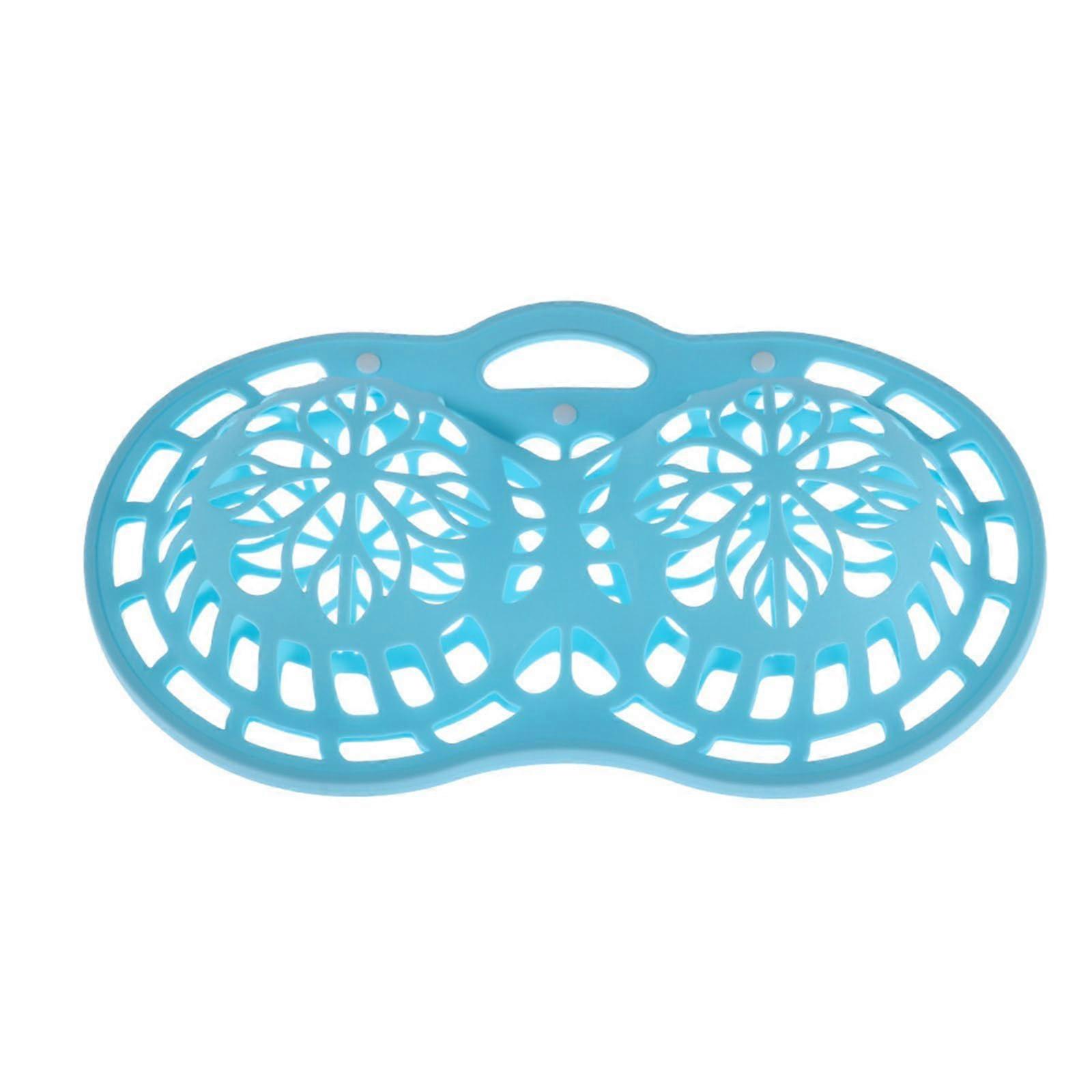 Bra Protector Bag Durable Machine Washable With Reinforced Mesh Prevents Deformation Delicate Underwear And Laundry Blue