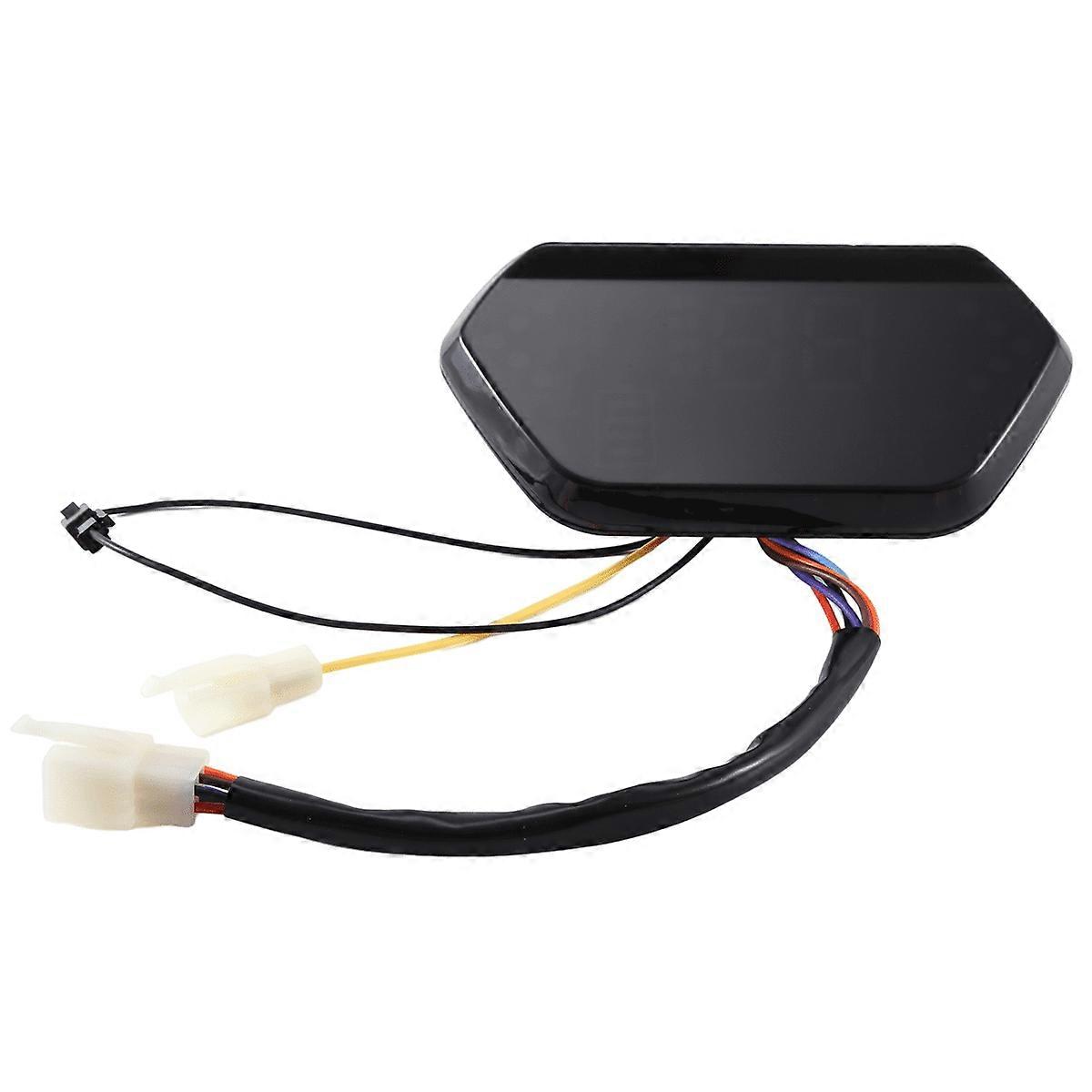 Electric Bicycle 36V 48V 60V 72V LCD Display with Speed Meter And Battery Status Indicator Functions