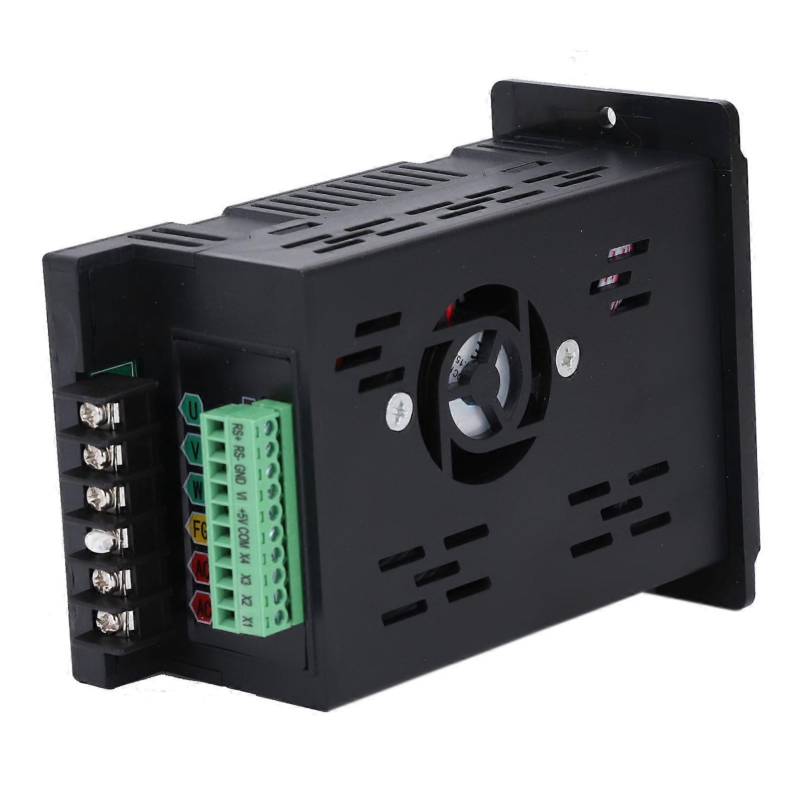 Variable Frequency Drive 3 Phase Motor Speed Control Inverter Converter 1PH 176‑264V Input 400W 2A 3PH 0‑220V Output 0.1-400HZ 