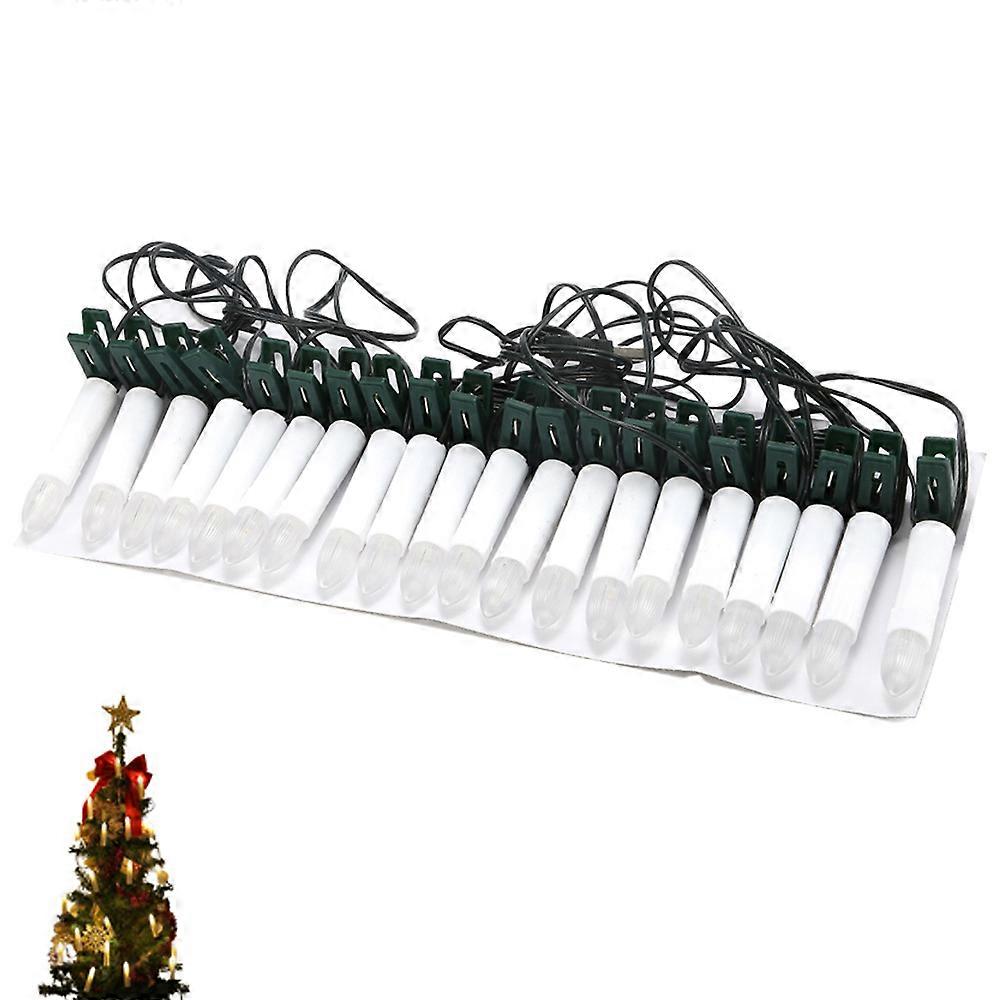 Candle String Lights Mini LED String Light Clip On Christmas Tree for Bedroom