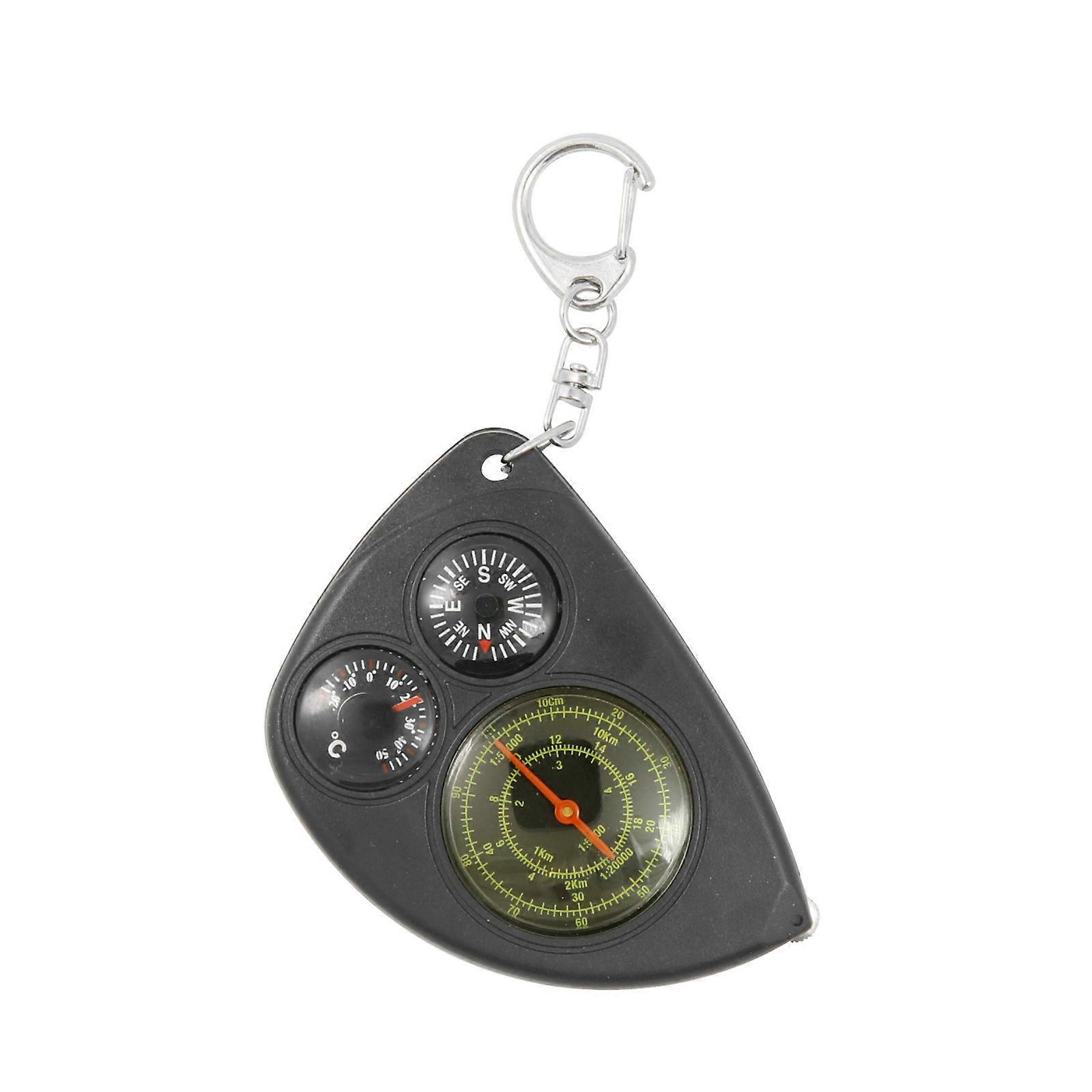 Portable Keychain Compasses Accurate Distance Measurement Tool High precisions Hiking Compasses Outdoor Navigation Tool Multicolor