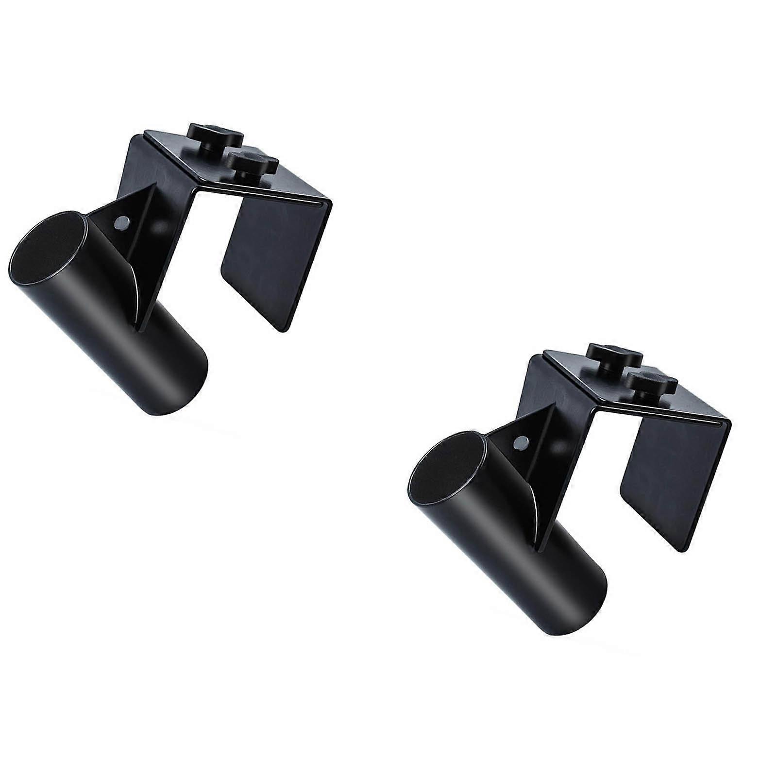 Global Icefishing Rod Mount For Sleds Strong Metal Build 2 Screw Installation Secure Grasps Complimentary Fishing Addition Multicolor