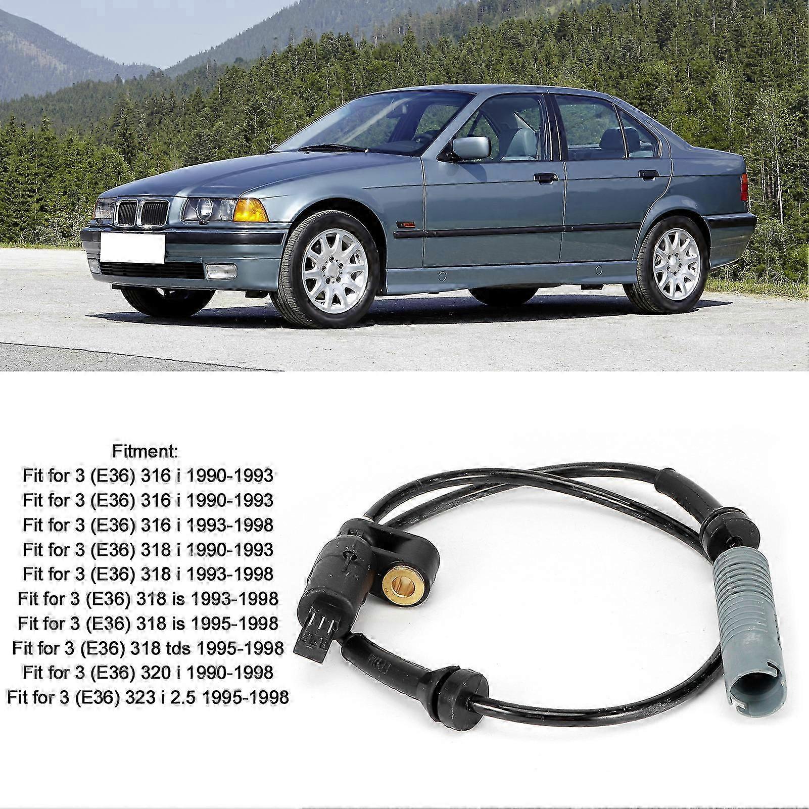 Front Left Right ABS Wheel Speed Sensor 34521163027 Compatible with BMW E36