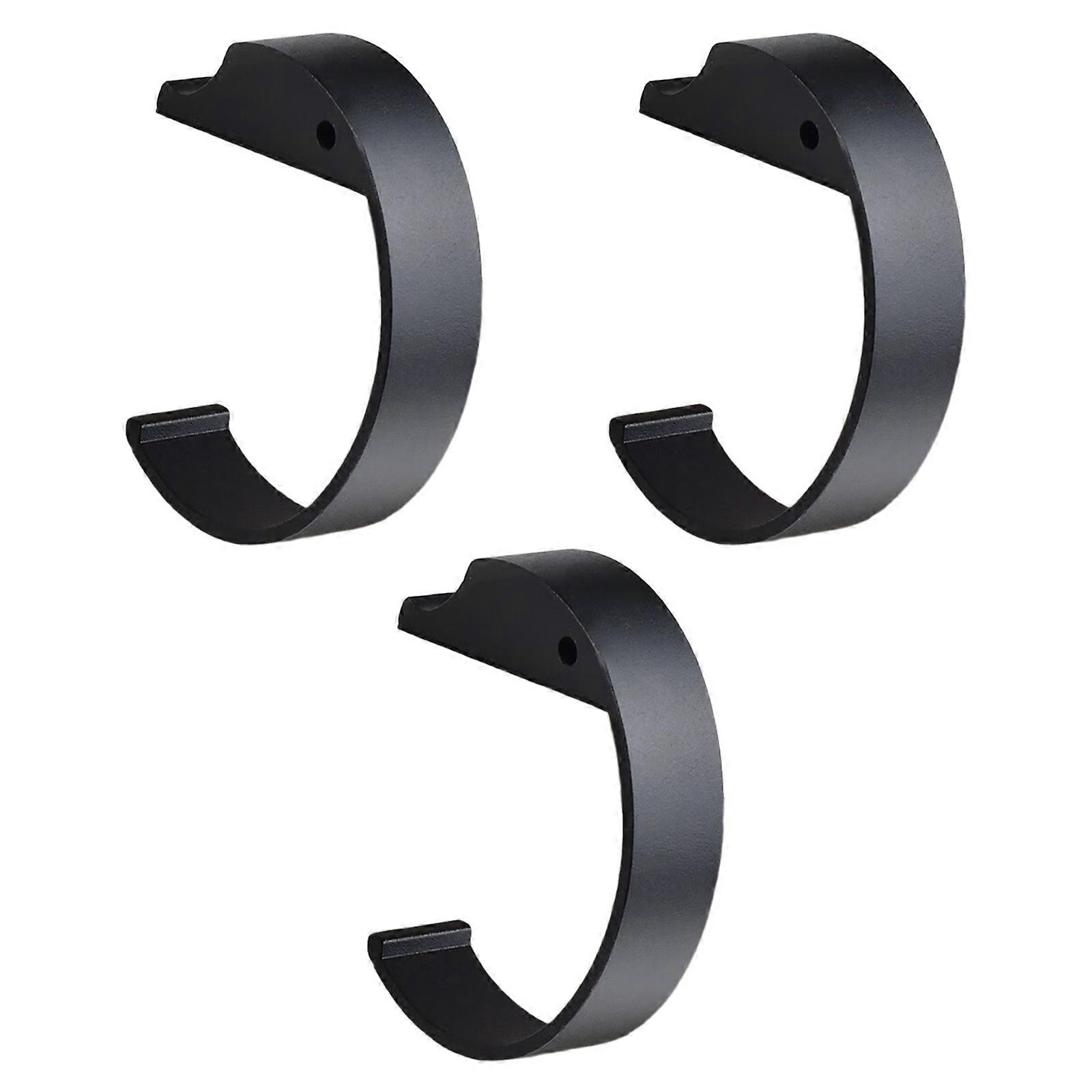 3 τεμάχια δημιουργικά κρεμαστά κρεμαστά κρεμαστά κρεμαστά τσάντες τοίχου κάτω από το τραπέζι σακίδιο πλάτης κρεμάστρες τσαντών για χρήση στο σπίτι και γραφείο μαύρο