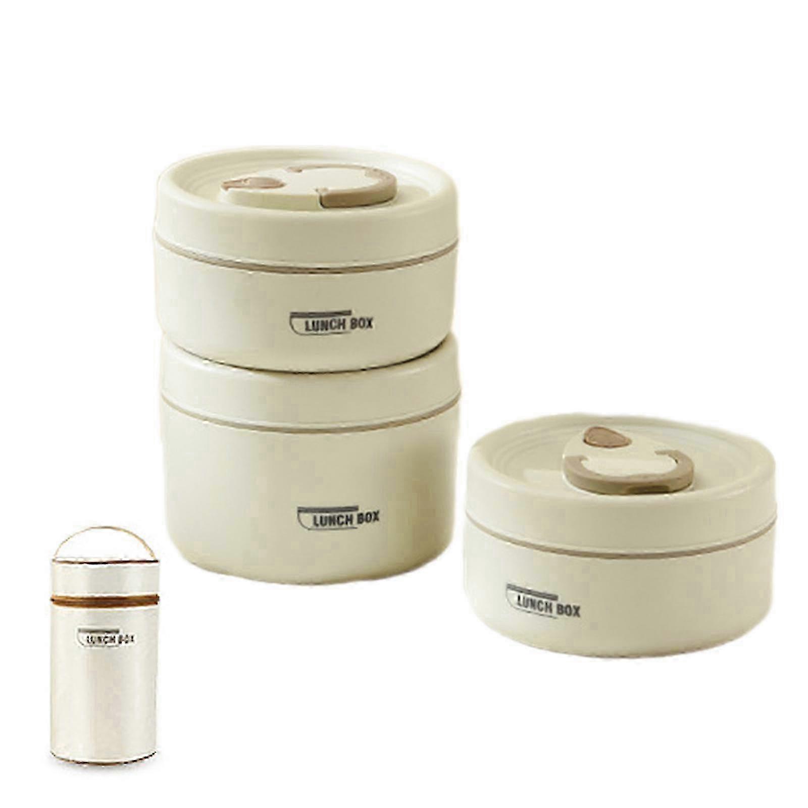 Leak proof Insulated Lunch Box Durable Stainless Steel Lunch Container for Adults Insulated and Stackable Container Set