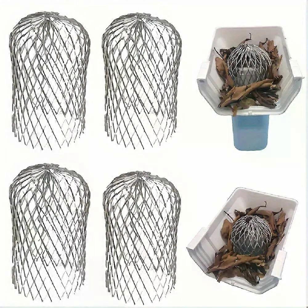 4pcs Gutters Filter Mesh Roof Sheet Net Gutter Guard Downspouts Filter Strainer Outdoor Drain Cover Gutter Cover