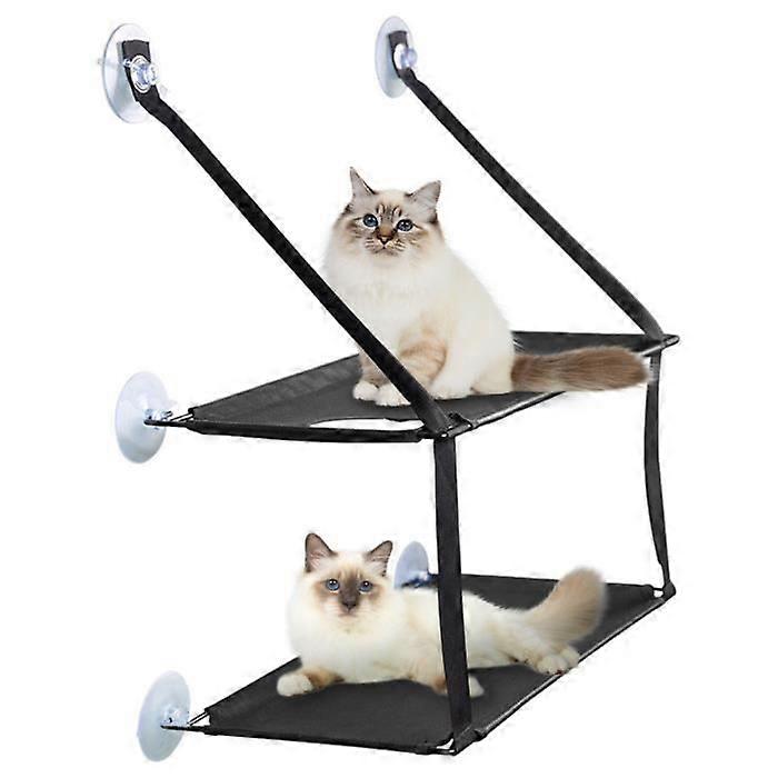PUPPY KITTY Cat Window Hammock, Maximum Load Capacity 15KG