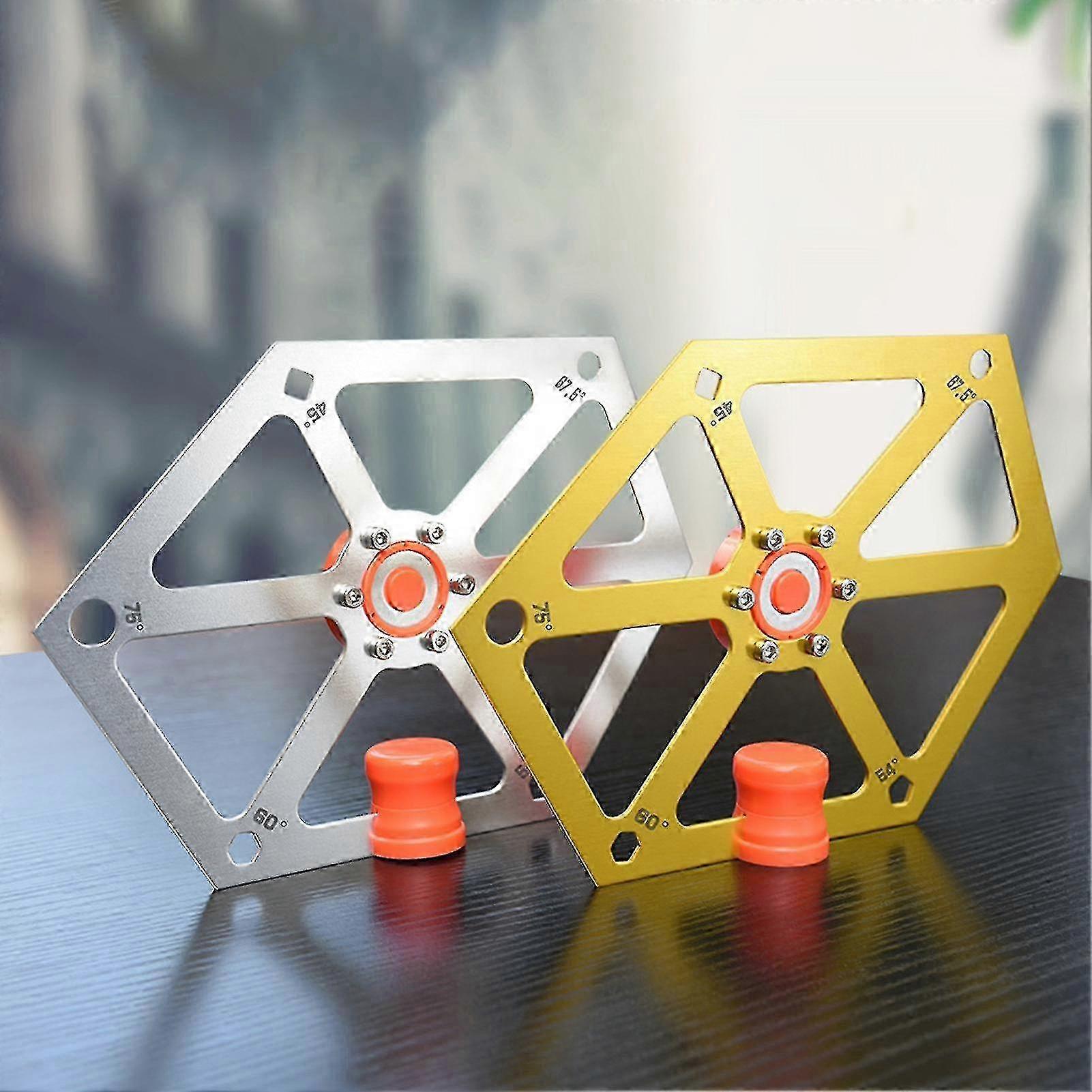Angle Adjustment Hexagon High Accuracy Measuring Tool Table Saw Angle Measuring Ruler Woodworking