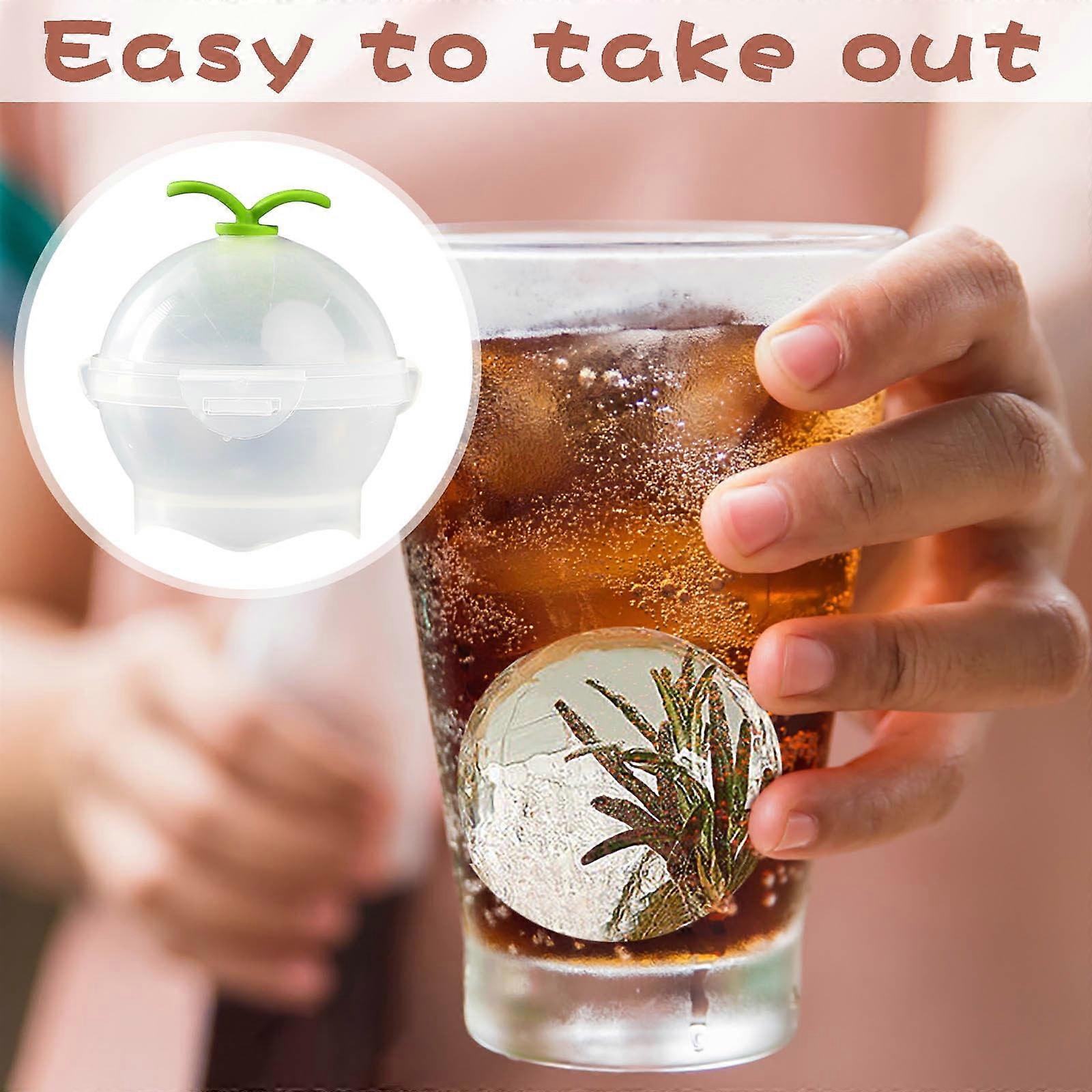 Apmemiss Ice Cube Tray Clearance Ice Spherical Self Made Round Ice Refrigerator Frozen Ice Box Silicone Ice Artifact Mini Ice Cube Trays